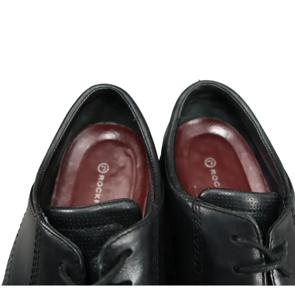 Rockport Shoes Mens 9.5 Oxford Derby Moc Fashion Dressy Formal Classic Comfort